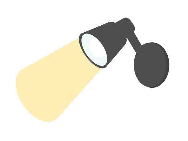 センサーライトのイラスト